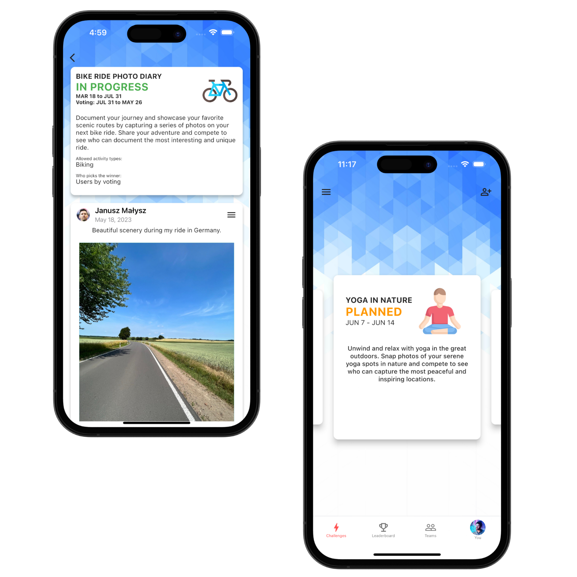 image showing challenges in our mobile app